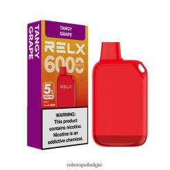 RELX Crush Pocket 6000 5% hoge nic | T04BBP27 ‎RELX Store pittige druif