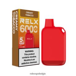 RELX Crush Pocket 6000 5% hoge nic | T04BBP28 ‎RELX Discount romige tabak