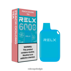 RELX Crush Pocket 6000 ijskoud | T04BBP10 ‎RELX Vape Antwerpen perzik oolong thee