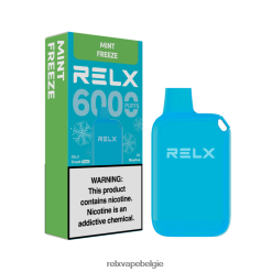 RELX Crush Pocket 6000 ijskoud | T04BBP12 ‎RELX E Cigarette munt bevriezen