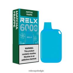 RELX Crush Pocket 6000 ijskoud | T04BBP17 ‎RELX Vape Antwerpen matcha frappe