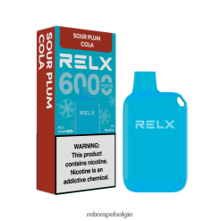 RELX Crush Pocket 6000 ijskoud | T04BBP19 ‎RELX E Cigarette zure pruimcola