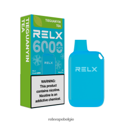 RELX Crush Pocket 6000 ijskoud | T04BBP22 ‎RELX Vape Belgie tieguanyin thee