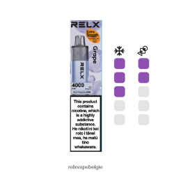 RELX MagicGo 4000 wegwerpdamp | T04BBP6 ‎RELX Store druif