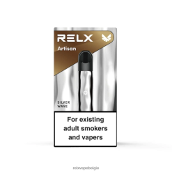 RELX Metal Artisan apparaat - RELX Vape Pods zilveren golf 88XHH65