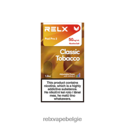 RELX pod pro 2 - 3 pods - RELX Flavors klassieke tabak 88XHH110