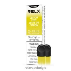 RELX pod pro - 2 pods - RELX Flavors citroenschil 88XHH19