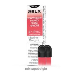 RELX pod pro - 2 pods - RELX Vape Antwerpen aardbei-mango 88XHH3