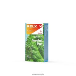 RELX pod pro - 2 pods - RELX Vape Antwerpen menthol plus 88XHH23